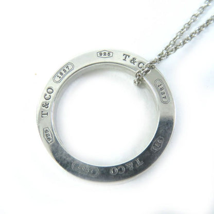Tiffany & Co 1837 Circle Pendant Ag925 Necklace Accessory Silver Weight 3.8g