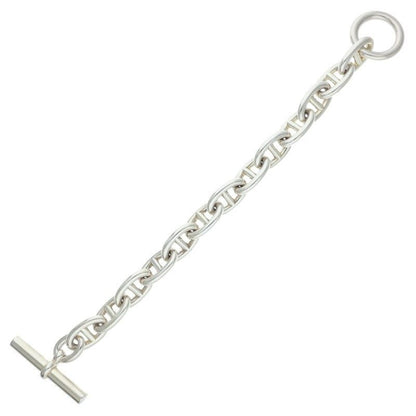 Hermes Chaine D'ancre TGM Chaine D'ancre TGM Silver Bracelet Men's 13link