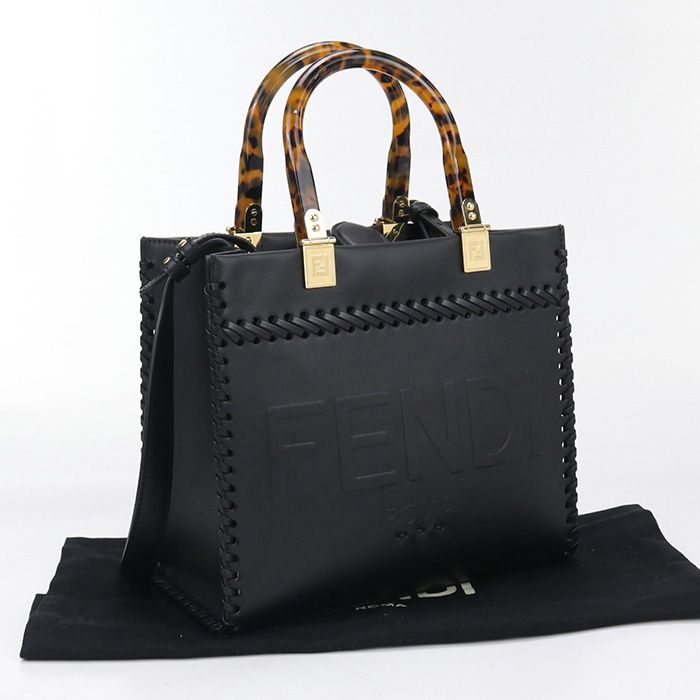 Fendi Sunshine Small 8bh394 AHW4 F0kur Tote Bag Leather Women