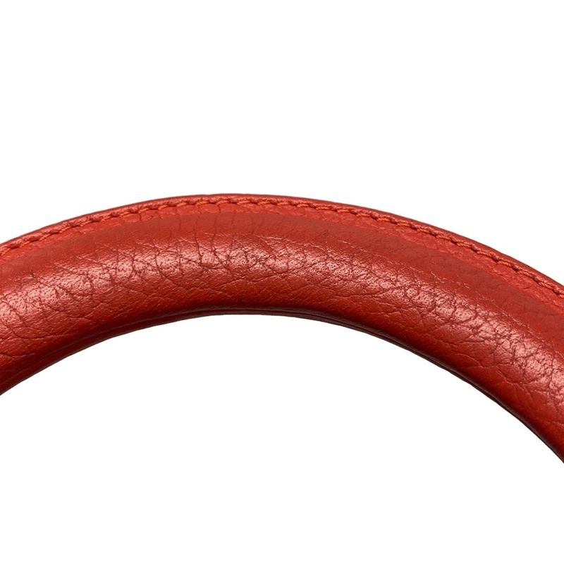 Dior/christian Dior Handbag Bedior Red Leather