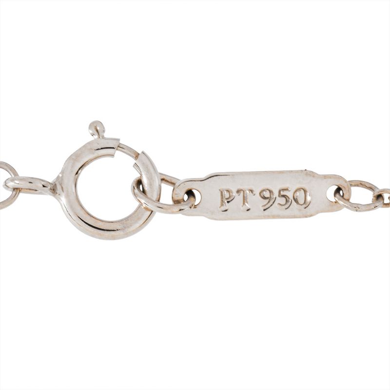 Tiffany & Co Tiffany & Co Petalky Mini Necklace Diamond Pt950 43g Platinum