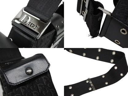 Dior Trotter Line Street Chic Shoulder Bag Black — view 4