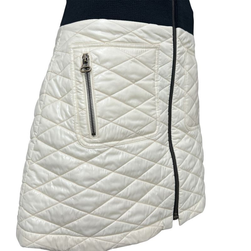 Louis Vuitton Dress Logo Bi-color Wool Black