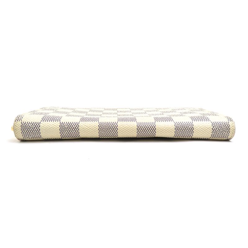 Louis Vuitton Round Zipper Long Wallet Damier Azure Zippy Wallet