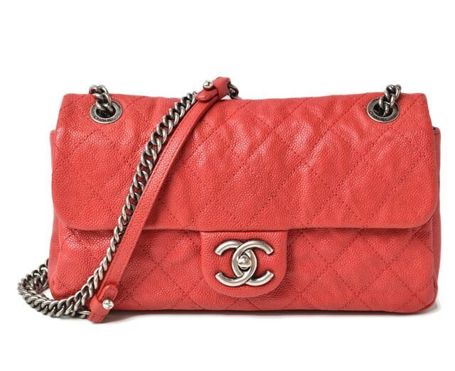 Chanel Chain Shoulder Bag Chanel Bag Caviar Skin Matelasse Quilted Stitching