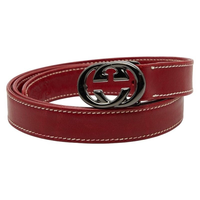 Gucci Belt Size 70 28 Red Leather