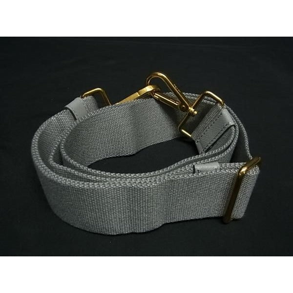 Prada Canvas Bag Shoulder Strap Crossbody Women Grayish — view 2