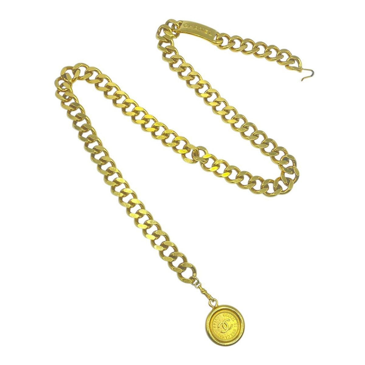 Chanel Chain Belt CC Logo Gold