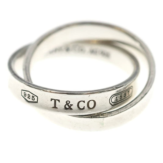 Tiffany & Co Interlocking Circle Ring Silver Rows