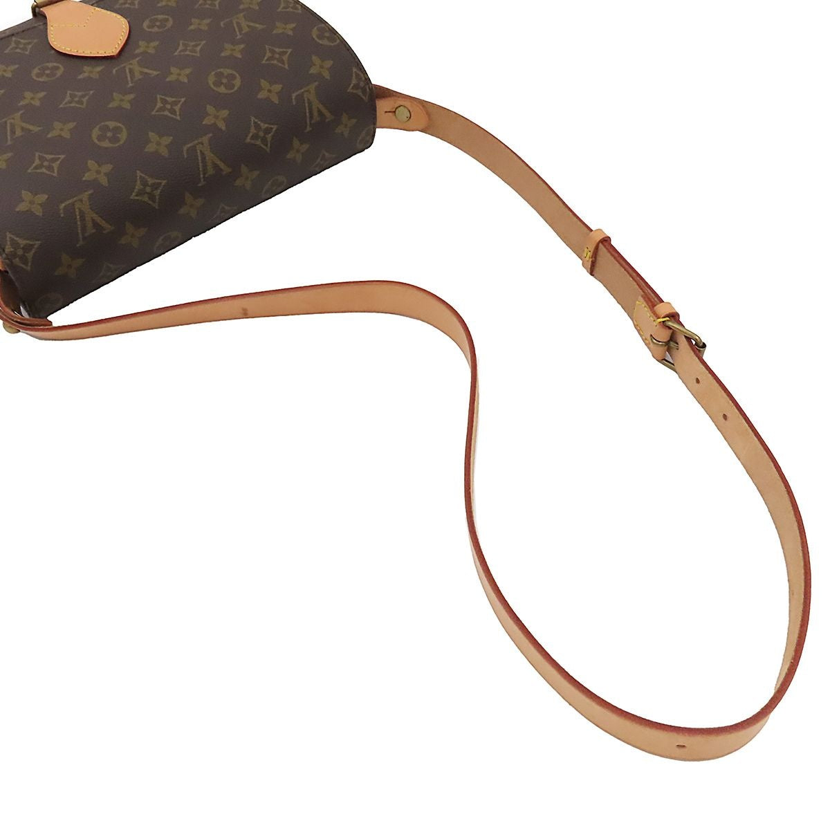 Louis Vuitton Cartouchiere GM Brown Monogram Canvas Shoulder Bag — view 4