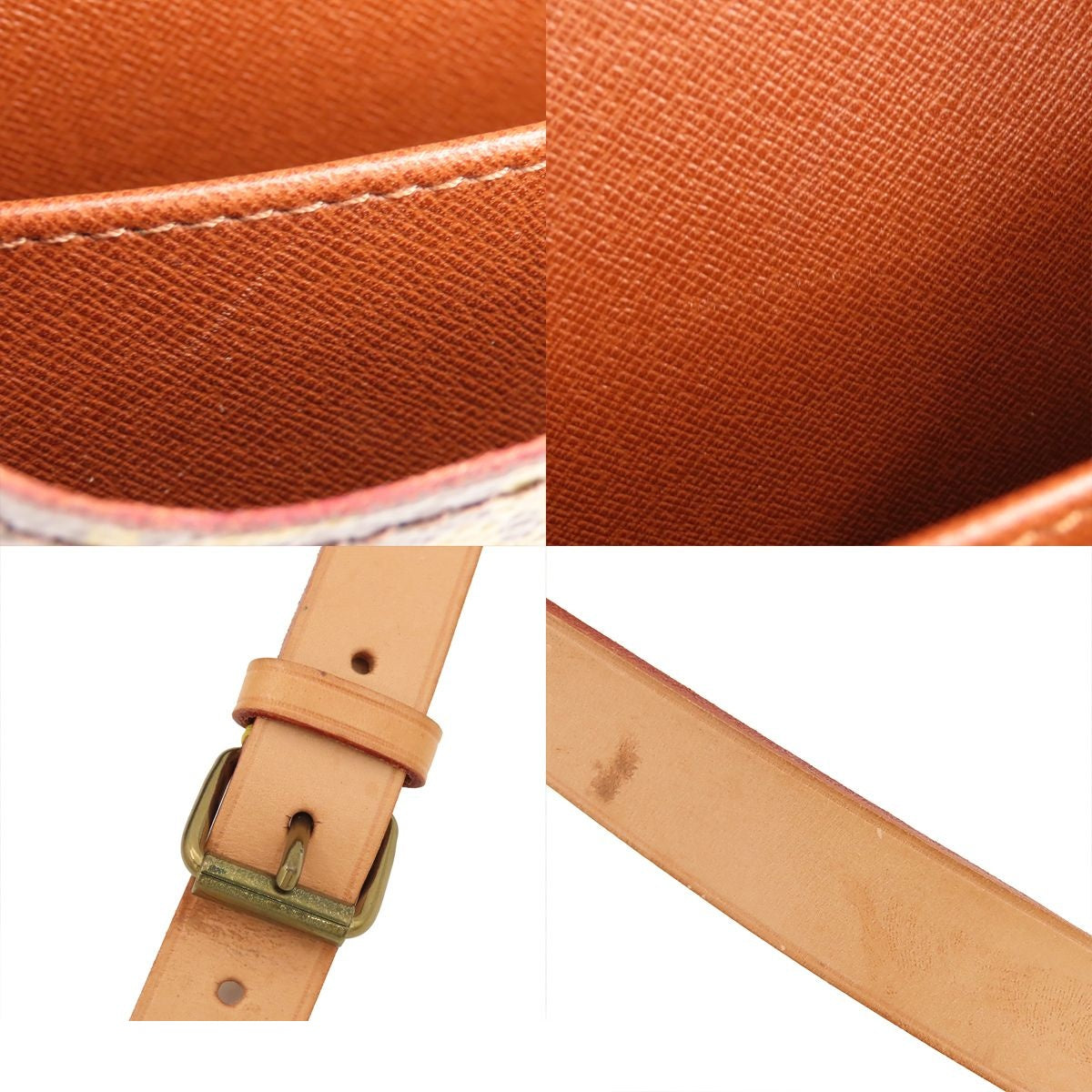 Louis Vuitton Cartouchiere GM Brown Monogram Canvas Shoulder Bag — view 8
