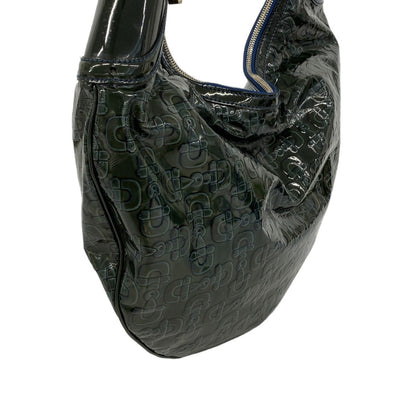 Gucci Shoulder Bag Horsebit Enamel Green Chien Pants Gold — view 2