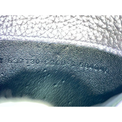 Balenciaga Leather Coin Case Metallic Purple — view 10