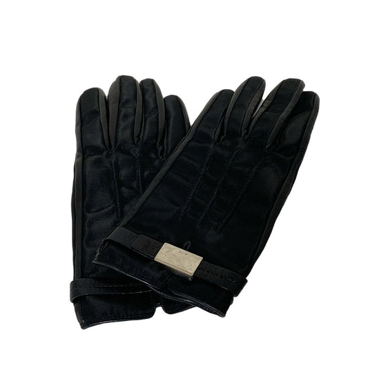 Prada Gloves Black Leather