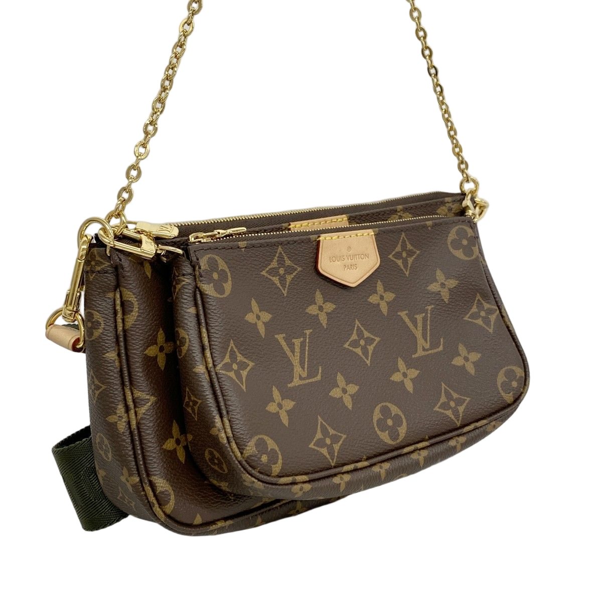 Louis Vuitton Handbag Monogram Multi Pochette Khaki 2-Way — view 2