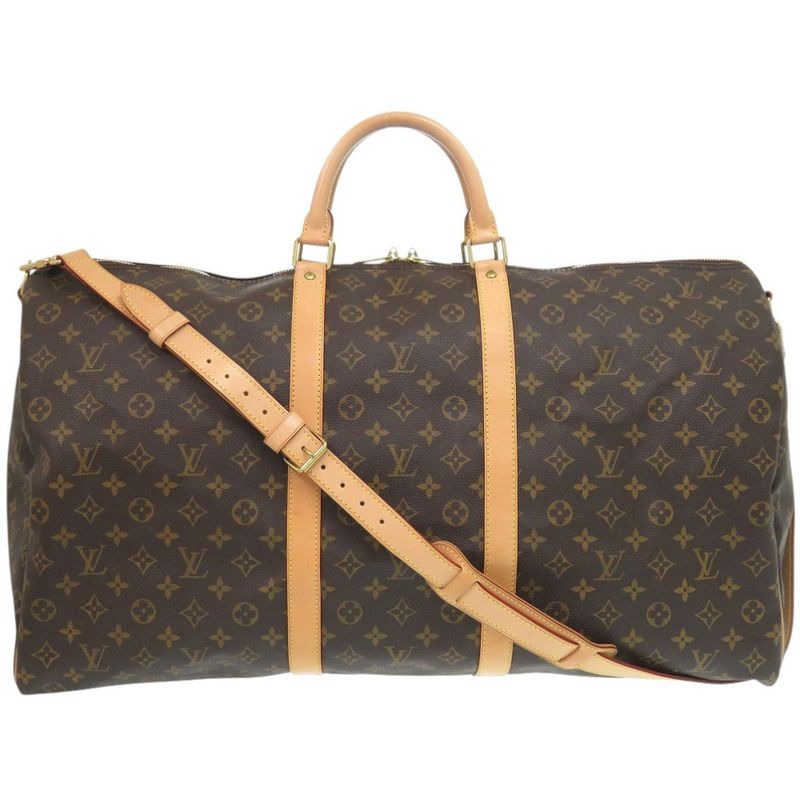 Louis Vuitton Keepall Bandouliere 60 Monogram Boston Bag 1116
