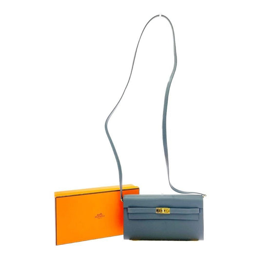Hermes Kelly Wallet Long to Go Ardoise