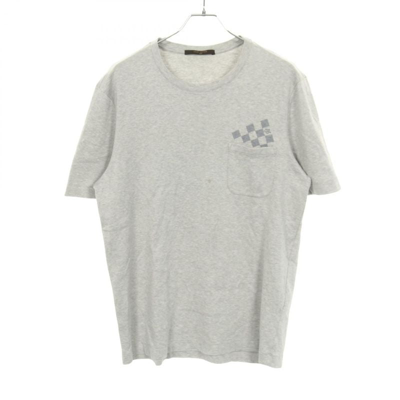 Louis Vuitton Short Sleeve T-Shirt Damier Rm131 M H3 Jr09 cm S Cotton