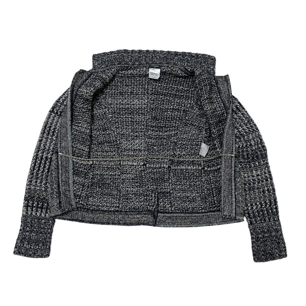 Chanel Cashmere Knit Chain Bijou Cardigan 36 — view 3