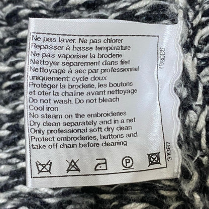 Chanel Cashmere Knit Chain Bijou Cardigan 36 — view 6