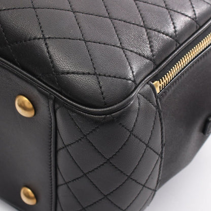 Saint Laurent Paris Handbag Rear Duffle Black Leather 2-Way — view 5