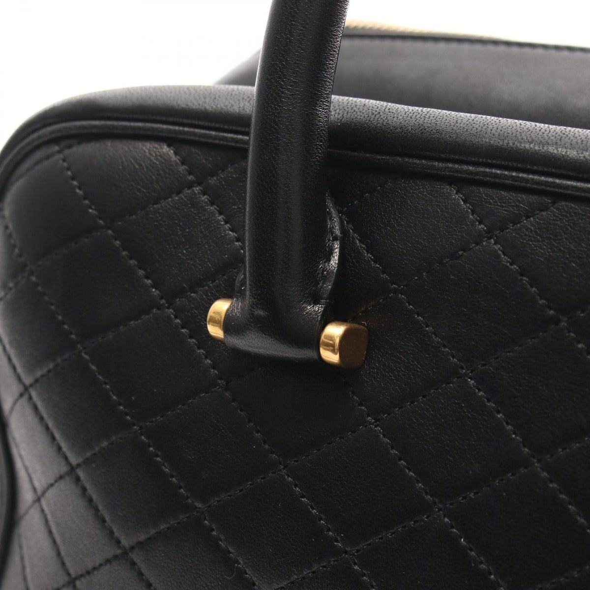 Saint Laurent Paris Handbag Rear Duffle Black Leather 2-Way — view 7