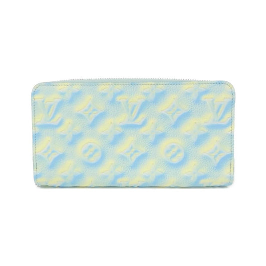 Louis Vuitton Monogram Empreinte Zippy Wallet Vert D'eau