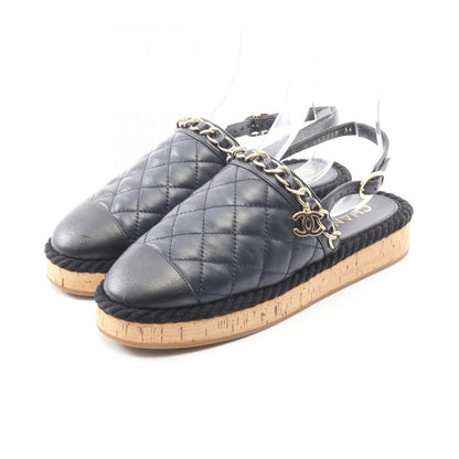 Chanel Sandals Quilted Leather