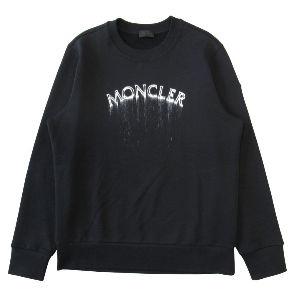 Moncler Sweatshirt Shirt Trainers Top Long Sleeve Logo L Black