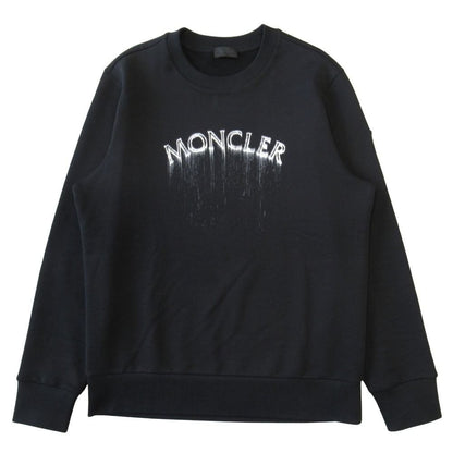 Moncler Sweatshirt Shirt Trainers Top Long Sleeve Logo L Black