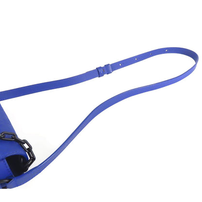 Louis Vuitton Steamer Wearable Wallet Blue Monogram Taurillon Shoulder Bag — view 4