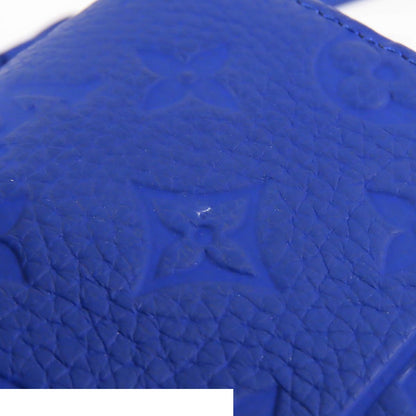 Louis Vuitton Steamer Wearable Wallet Blue Monogram Taurillon Shoulder Bag — view 7