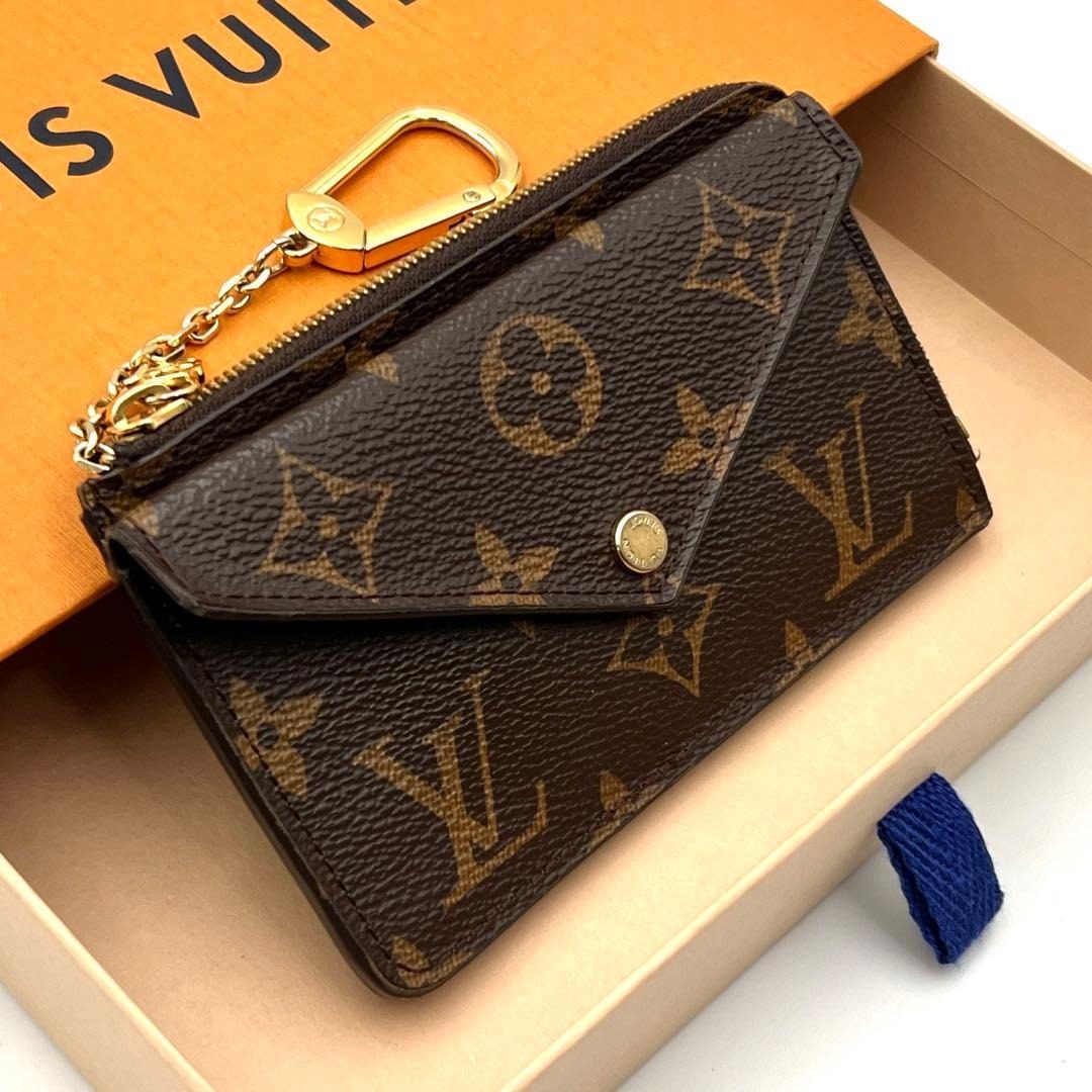 Louis Vuitton Monogram Card Holder Recto Verso Key Case Coin Purse