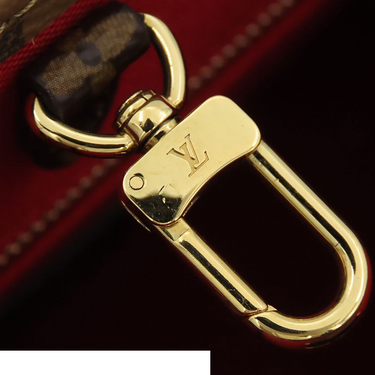 Louis Vuitton On The Go PM Brown Monogram Reverse Giant 2-Way Mini Tote Bag — view 8