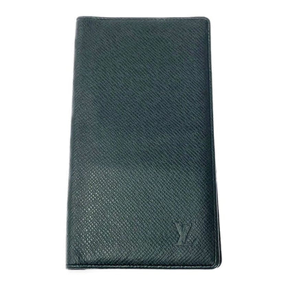 Louis Vuitton Taiga Porte Barrule Carte Cles Di Black Long Wallet