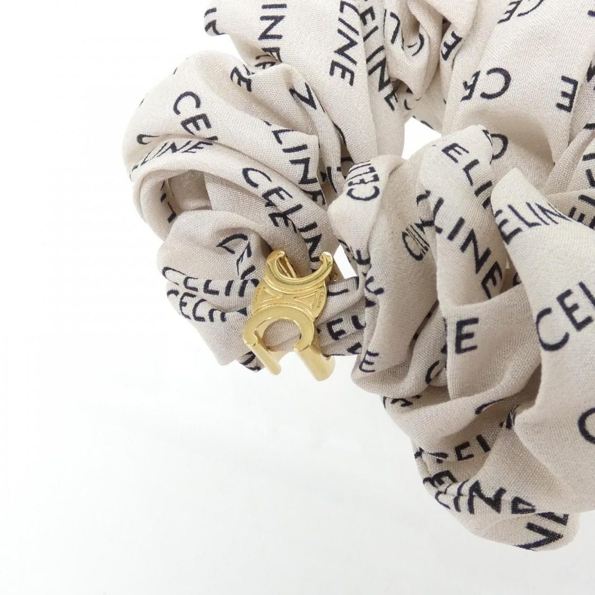 Celine Scrunchie Hair Accessories White — view 2