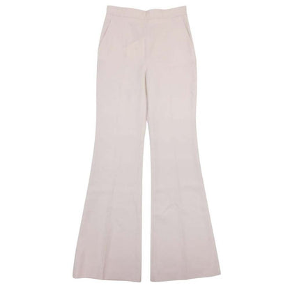 Fendi Silhouette Trousers Pants Pleated 38 Pink Beige
