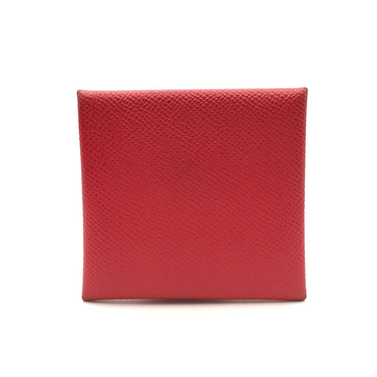 Hermes Bastia Evelyne Red Shikaku Coin Case — view 2
