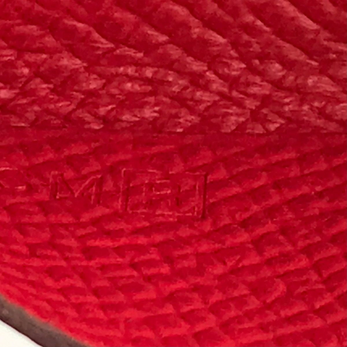 Hermes Bastia Evelyne Red Shikaku Coin Case — view 8