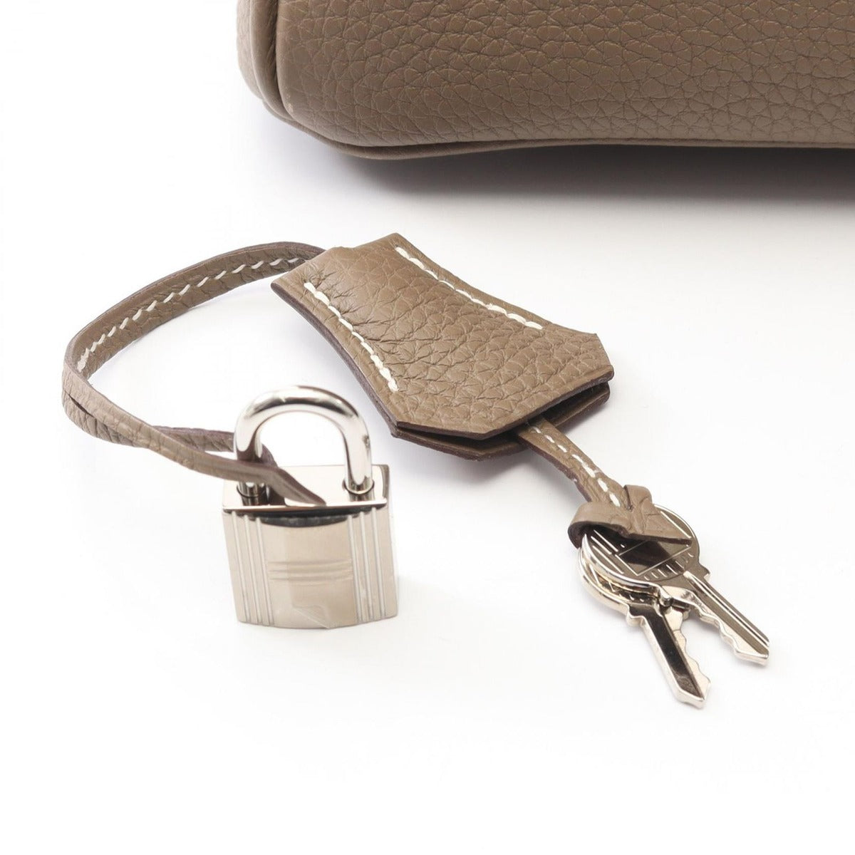 Hermes Handbag Birkin 25 Etoupe Leather — view 6