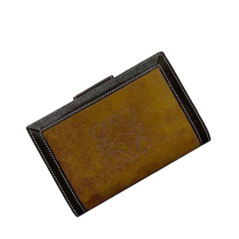 Loewe Fold Wallet Brown Beige