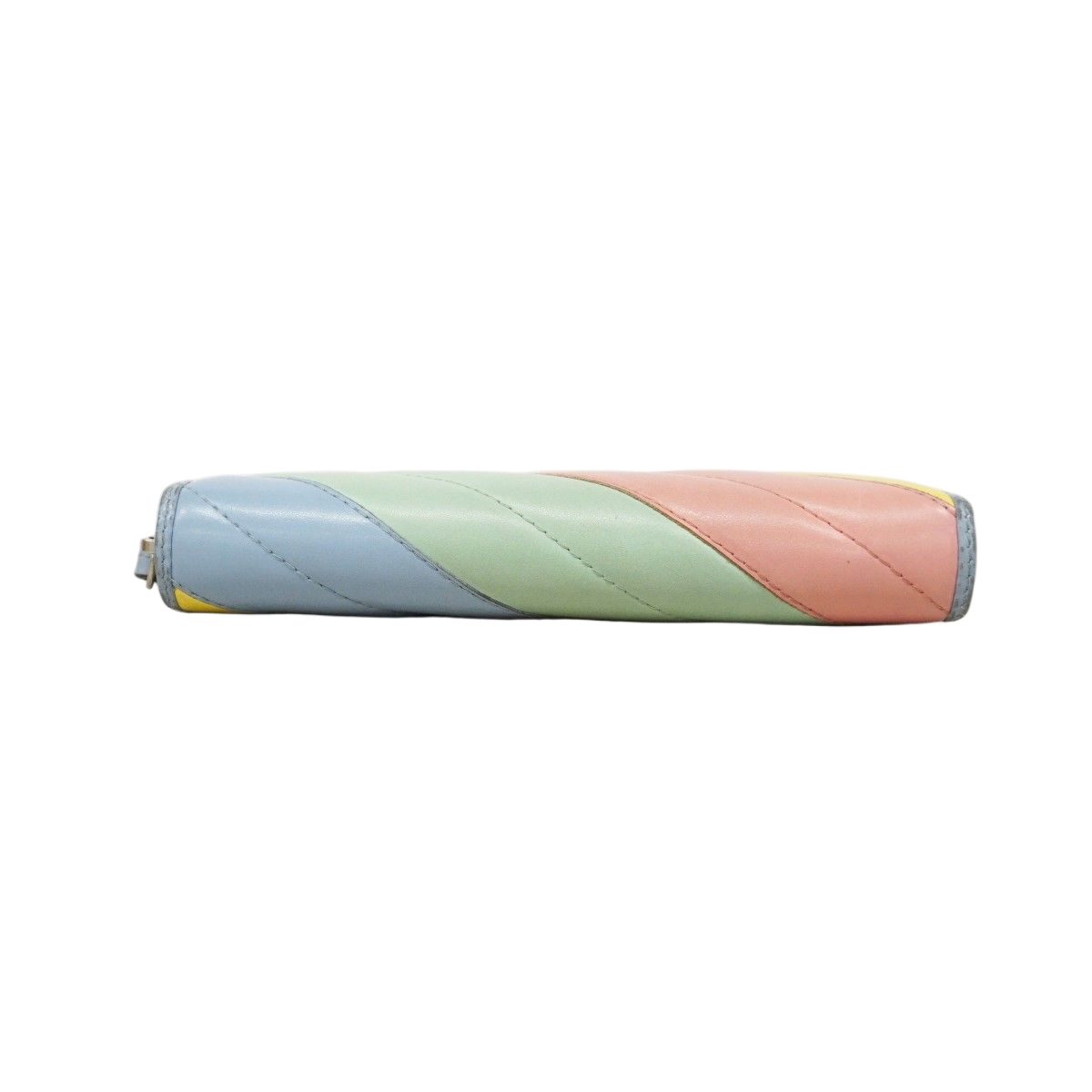 Gucci Wallet GG Marmont Leather Blue Multicolor Silver — view 2