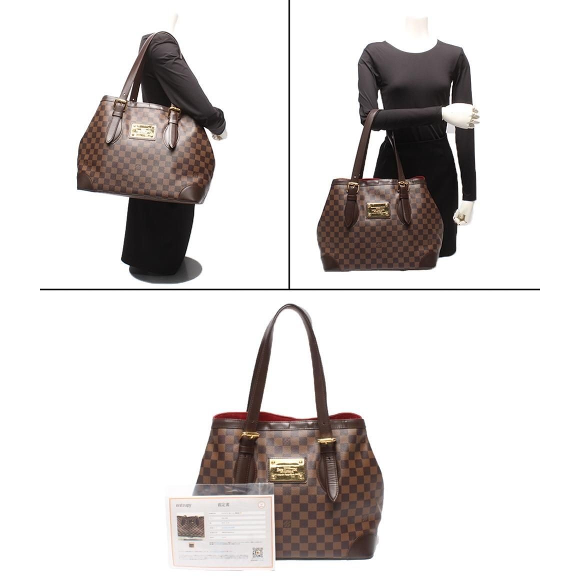 Louis Vuitton Tote Shoulder Bag Hampstead MM Damier — view 10