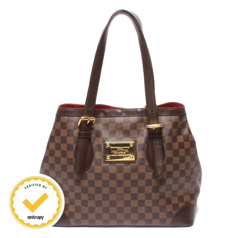 Louis Vuitton Tote Shoulder Bag Hampstead MM Damier