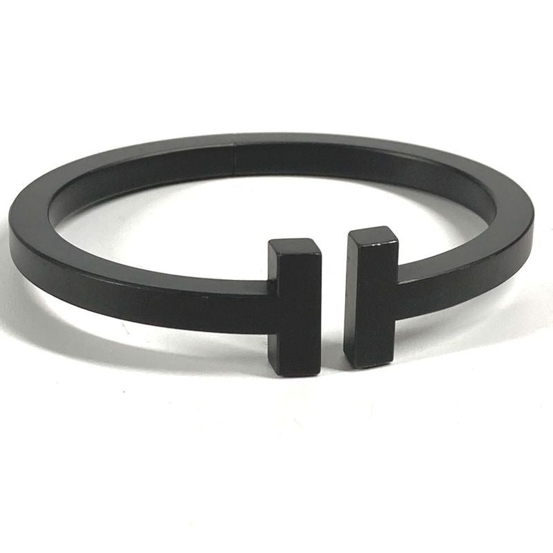 Tiffany & Co Bracelet T Square Bangle SS Black