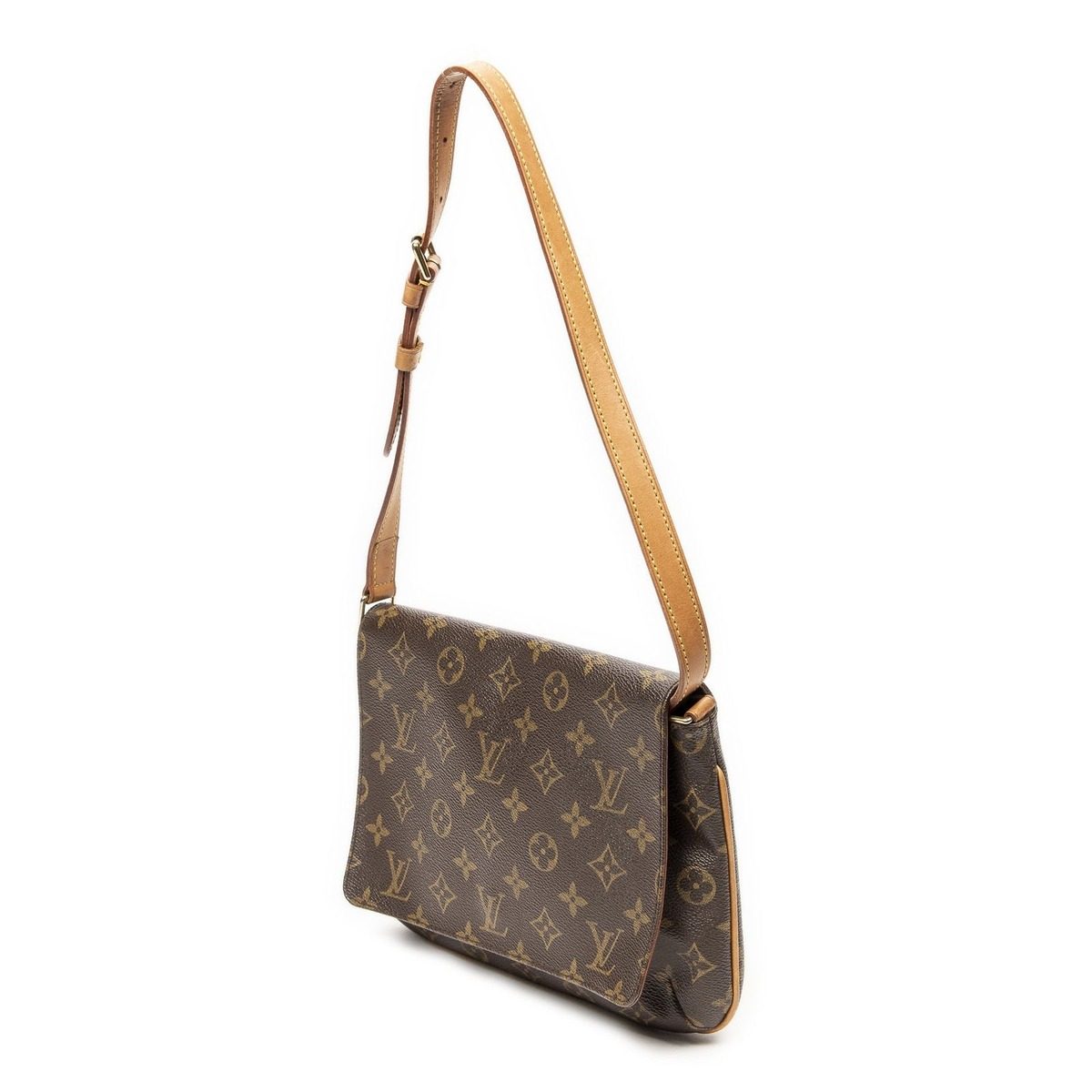 Louis Vuitton Musette Tango Brown Monogram Canvas Messenger Bag — view 2