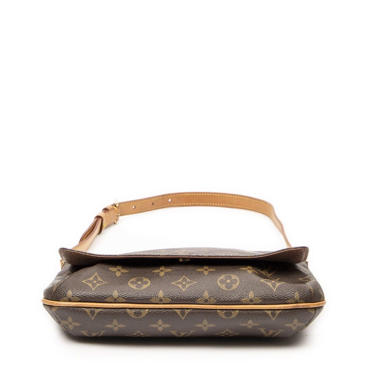 Louis Vuitton Musette Tango Brown Monogram Canvas Messenger Bag — view 6