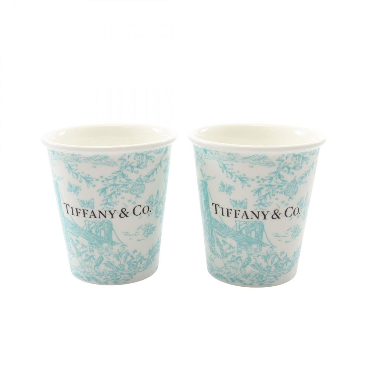 Tiffany & Co Tableware Toilet Coffee Cup Set of 2