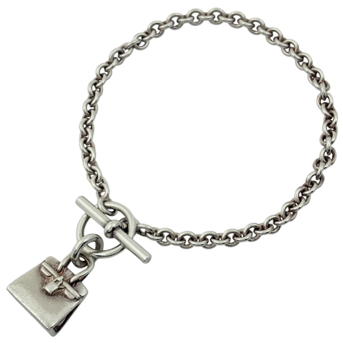 Hermes Birkin Amulet Bracelet Silver