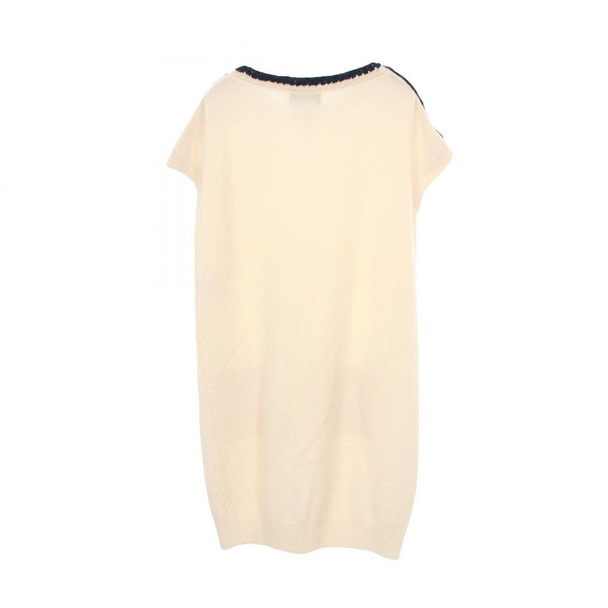 Chanel Dress CC Logo Button Wool Knit — view 2